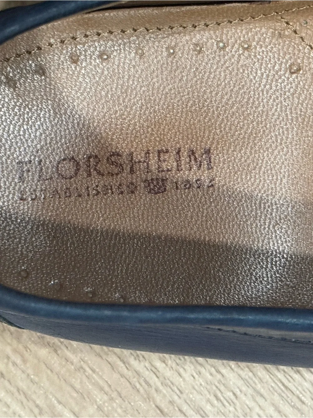Florsheim smooth navy